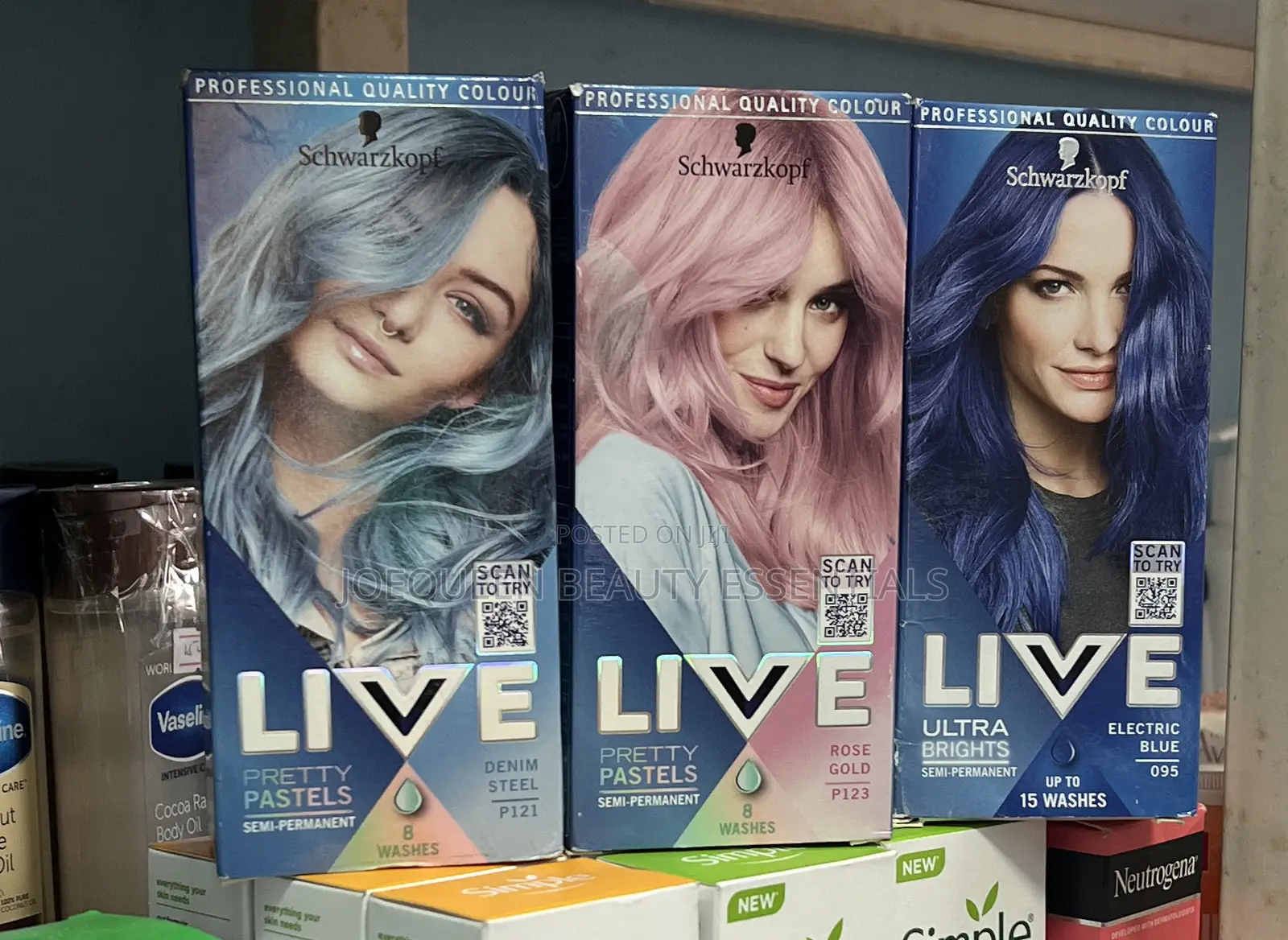 Live Ultra Brights Semi Permanent Dye