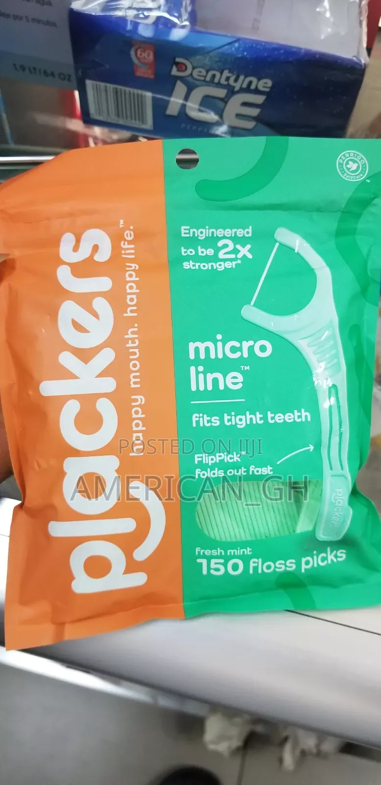 Plackers Fresh Mint 150 Floss Picks