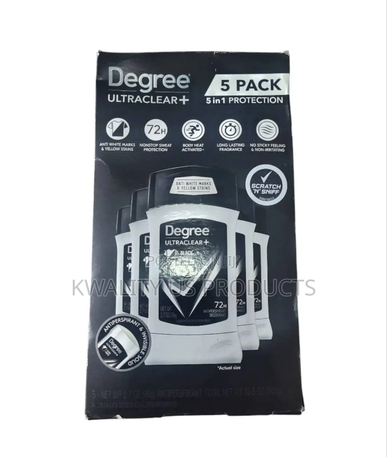 Degree Ultraclear+ Deodorant - 5pack