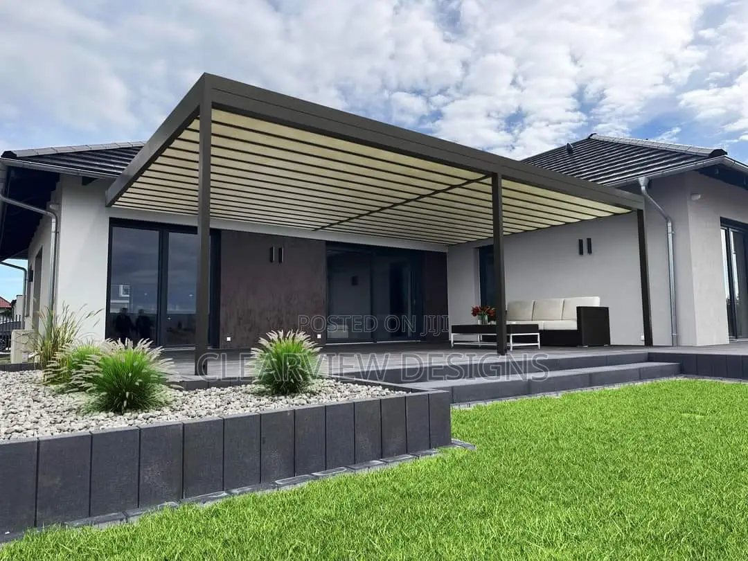 Elegant Steel Pergola