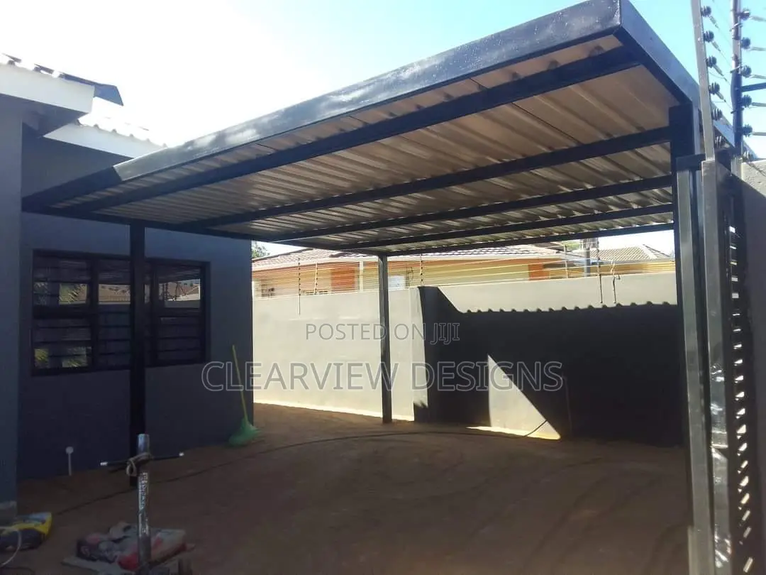 Contemporary Metal Pergola
