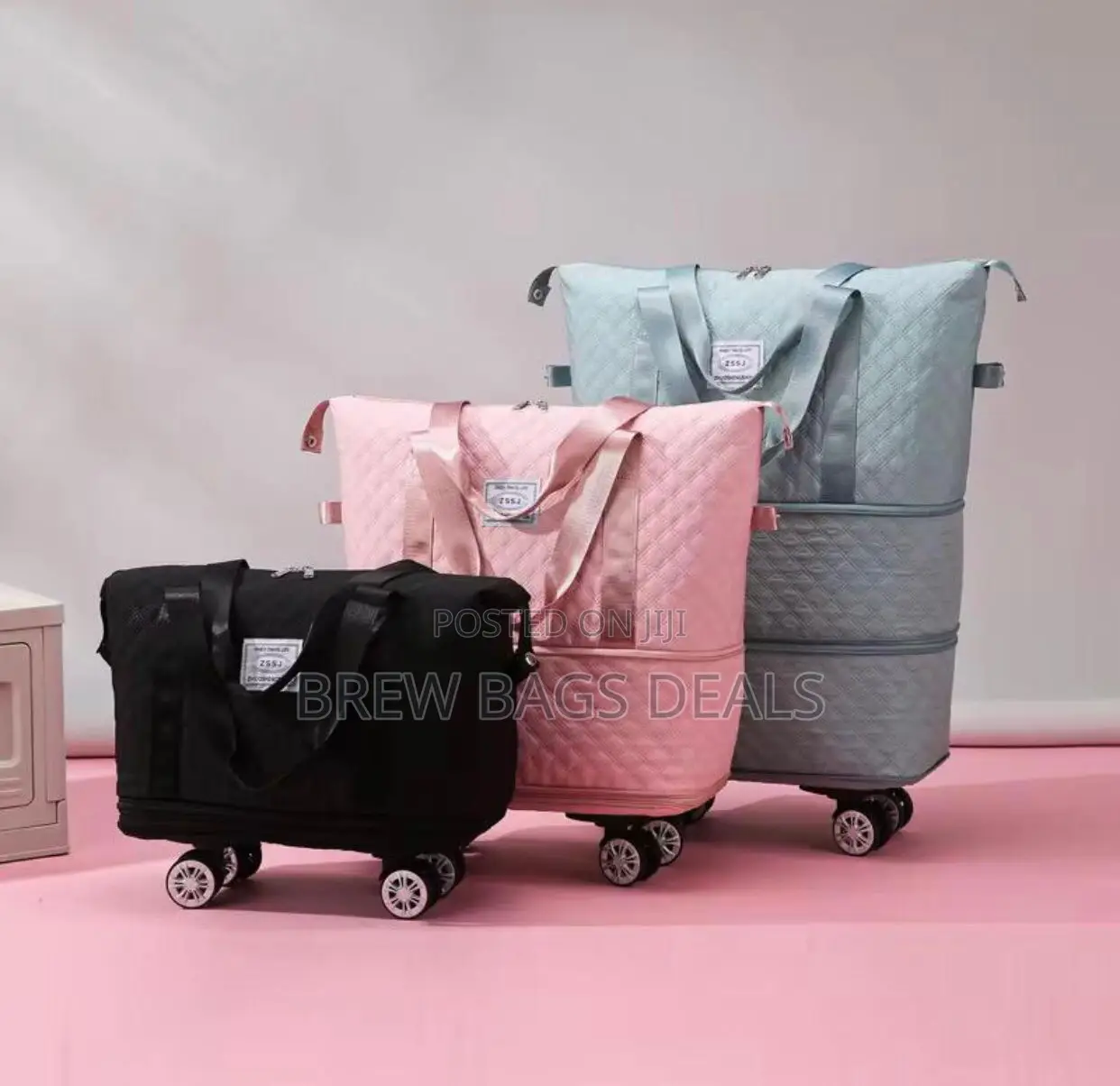 Original Lovevook Handy Zip Expansion Traveling Trolley Bag.