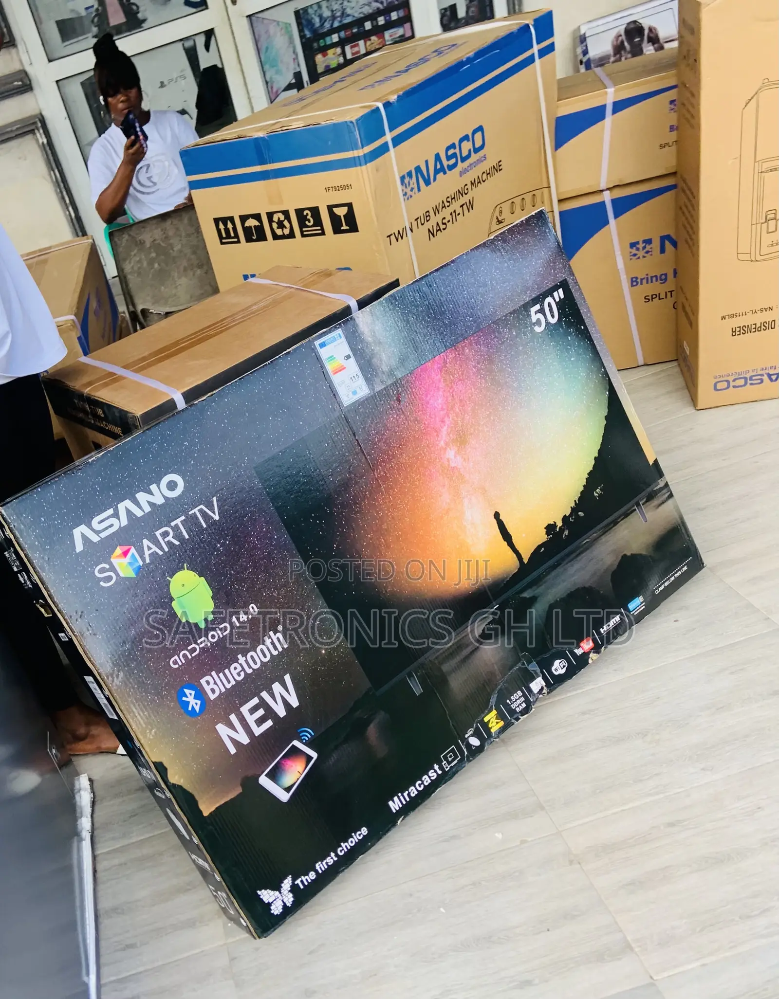 Quality Sealed Led Asano 50 Inch Android Tv