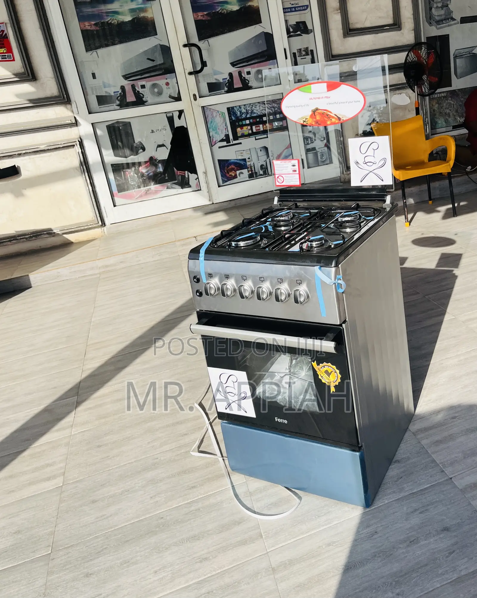 Most Reliable Ferre 50x60 Auto Ignition Ions 4 Gas Burner.