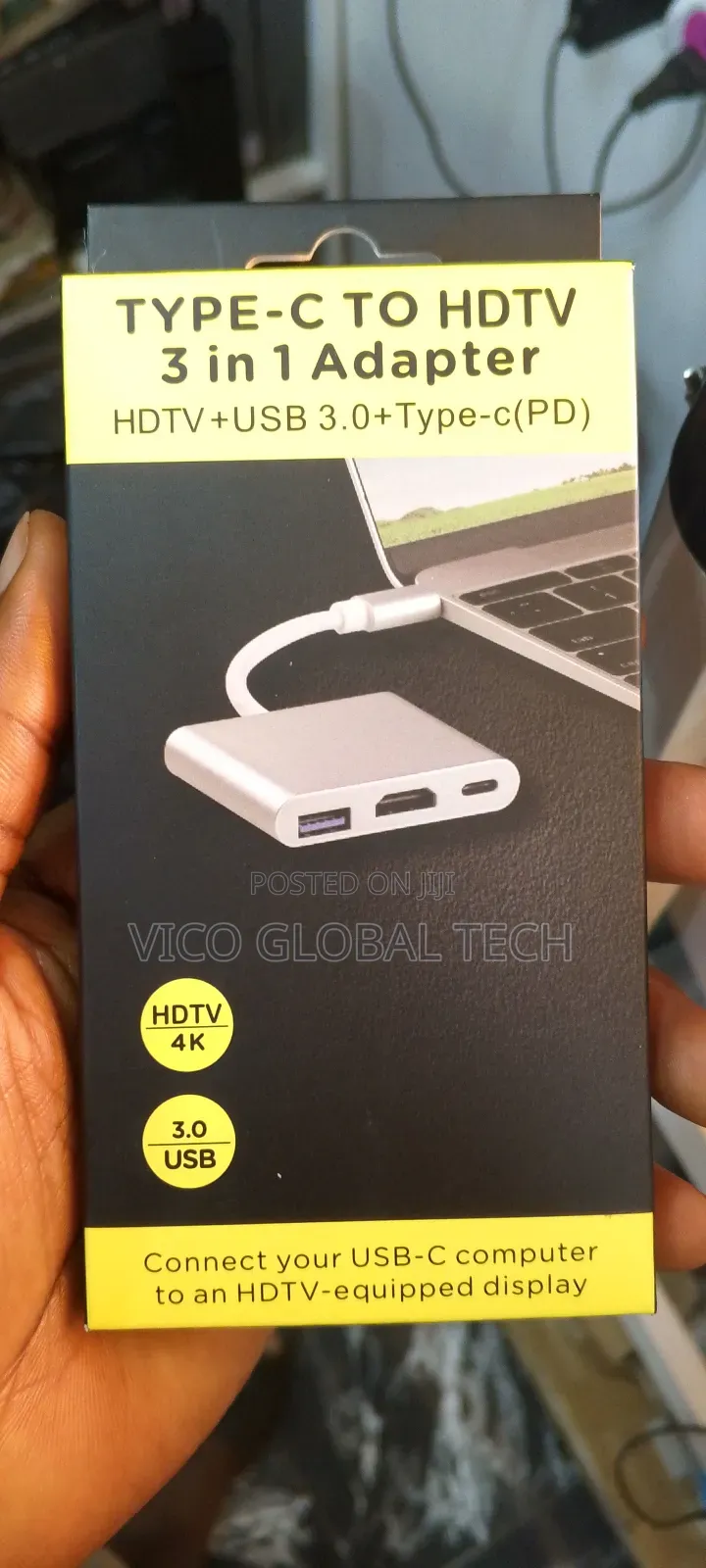 Type-C to HDTV 3-in-1 Adapter