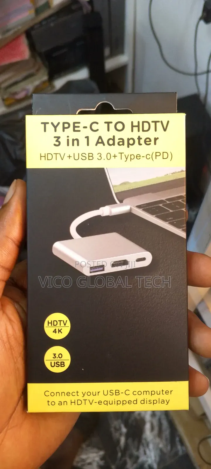 Type-C to HDTV 3-in-1 Adapter