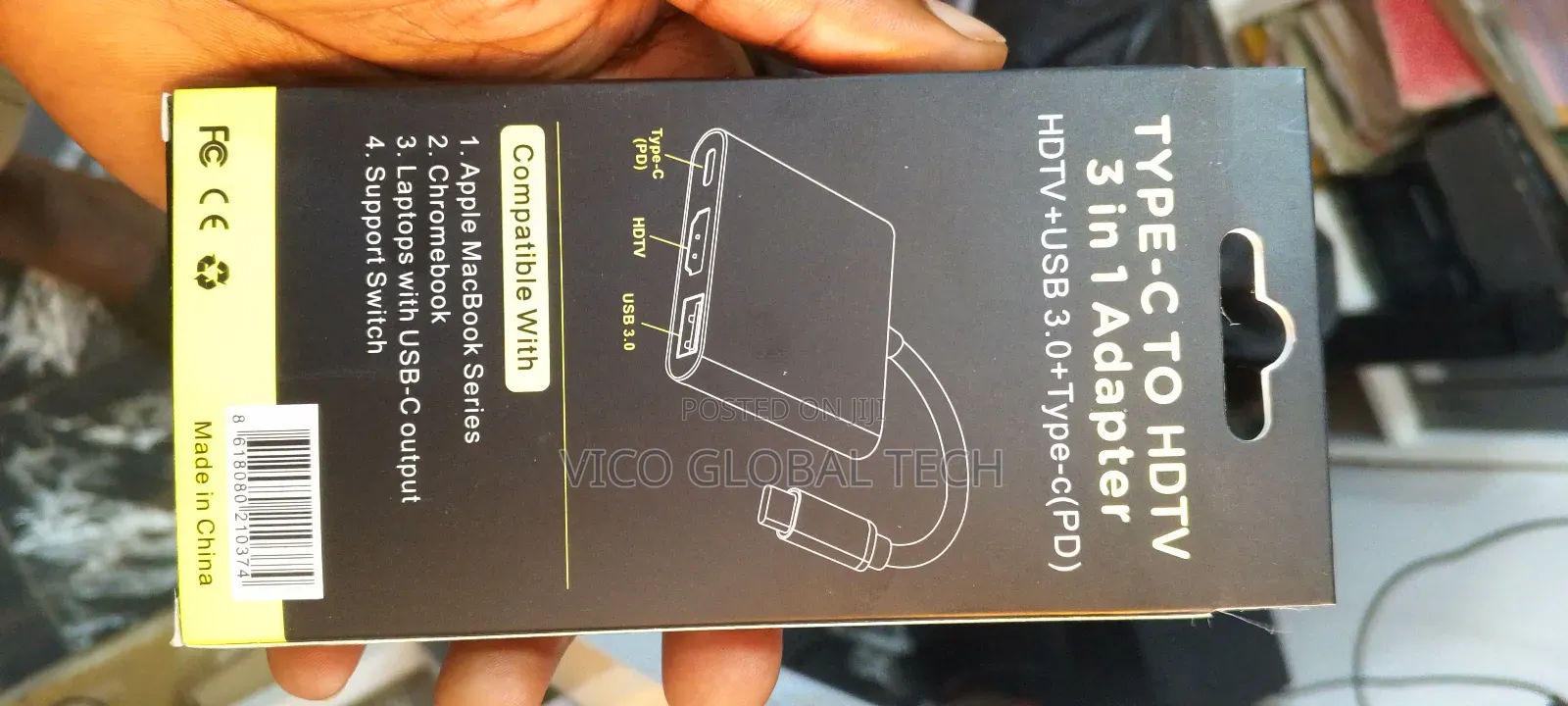 Type-C to HDTV 3-in-1 Adapter