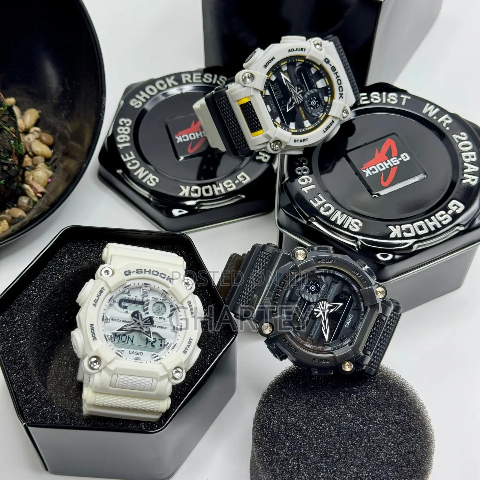 Sports Two Time Gshock - 3 Colors on Display