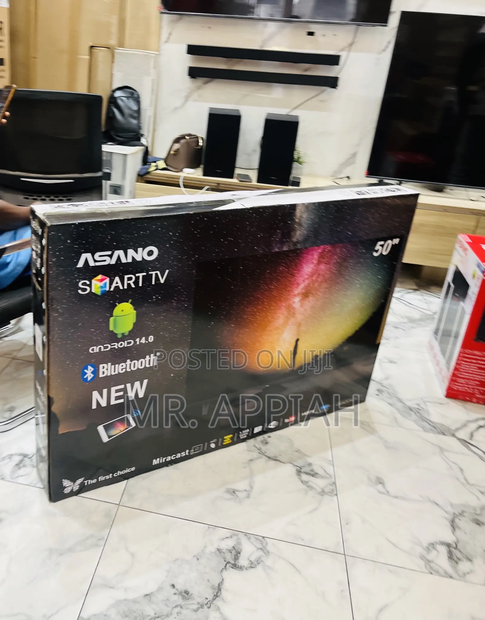 50 Inches Uhd Smart Asano Television(Black) 