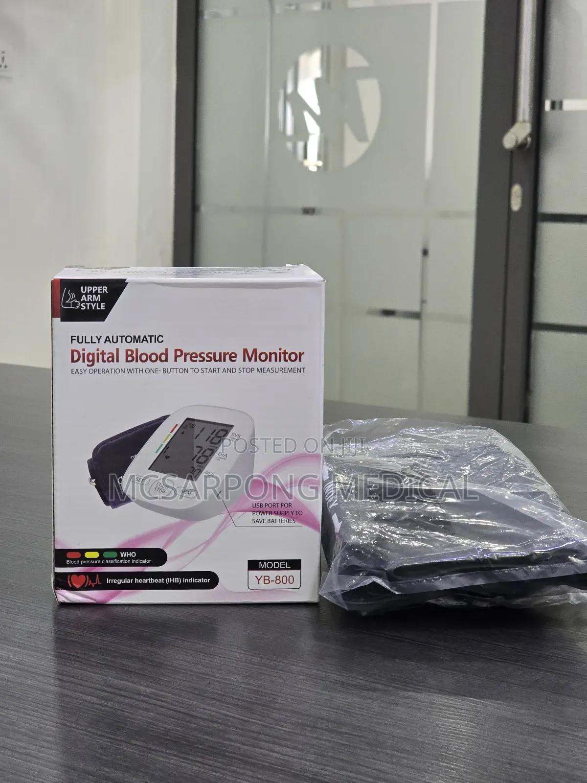 Blood Pressure Monitor With Three Cuffs