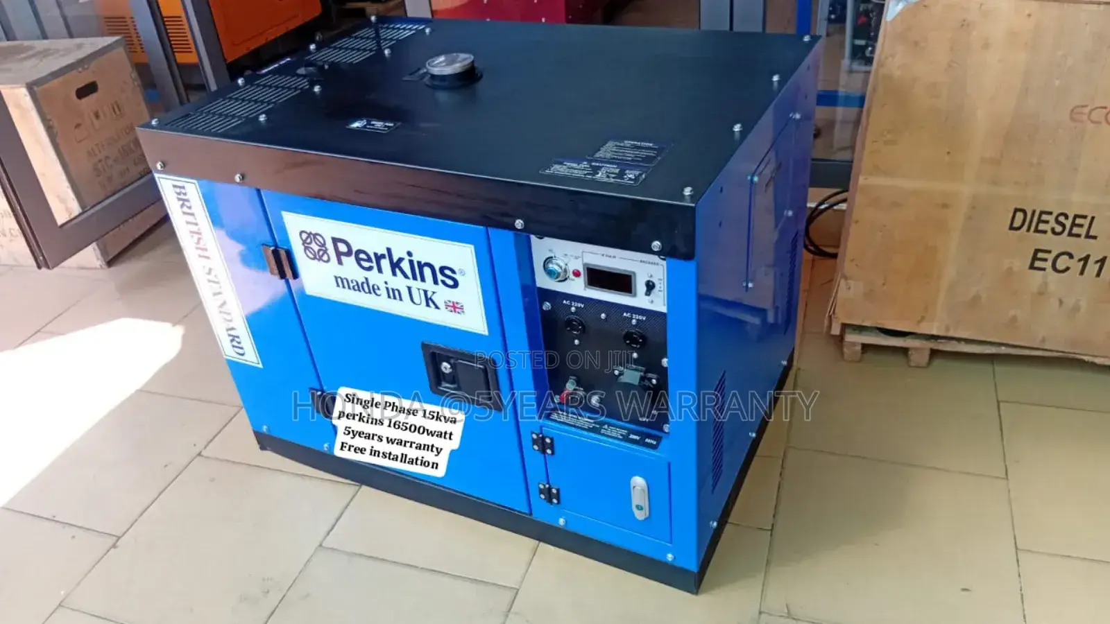 Energize Your Life With Perkins 15kva 16500watt Generator