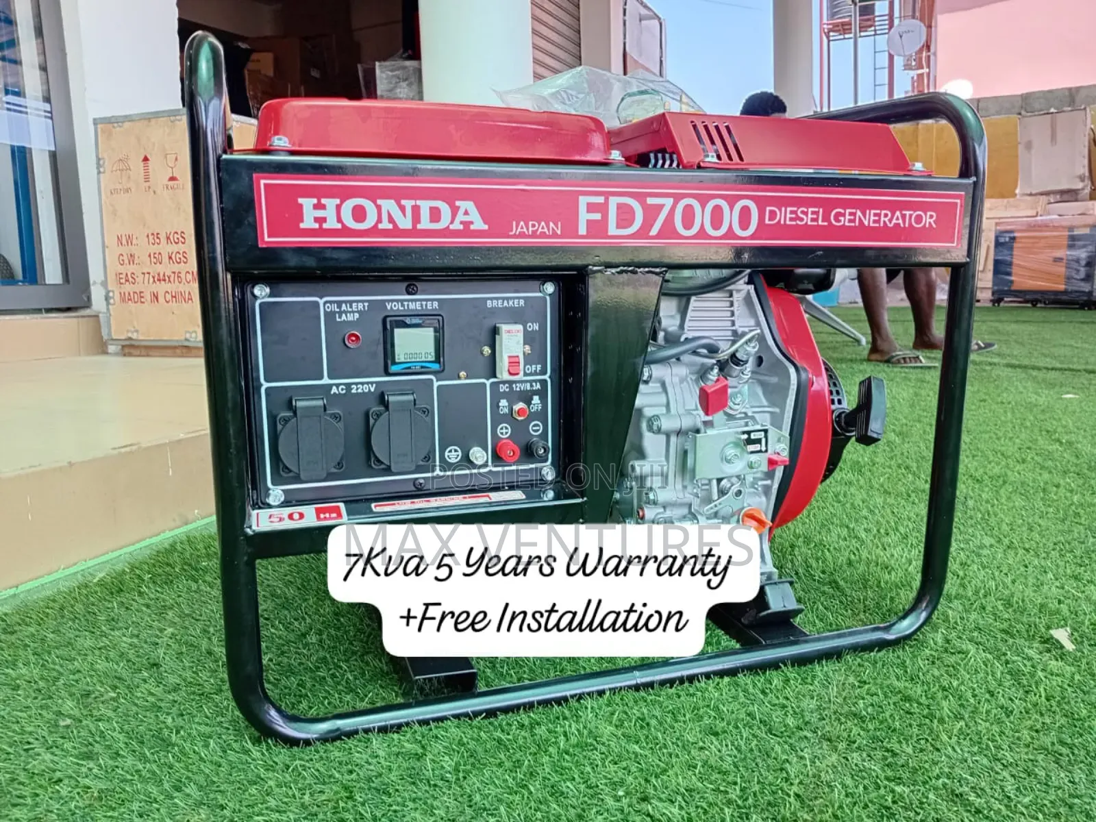 Honda 7.0kva Diesel Powerpro Generator 7.0kva