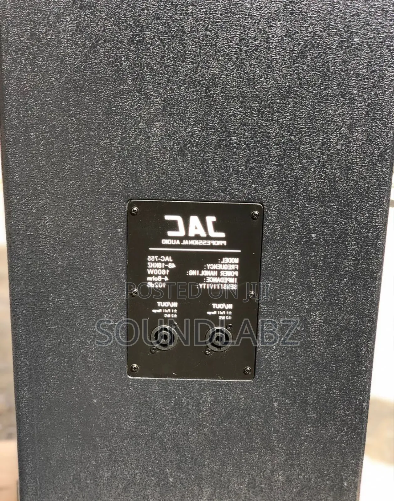 Jac Professional Pair Of Full-range Audio Speaker