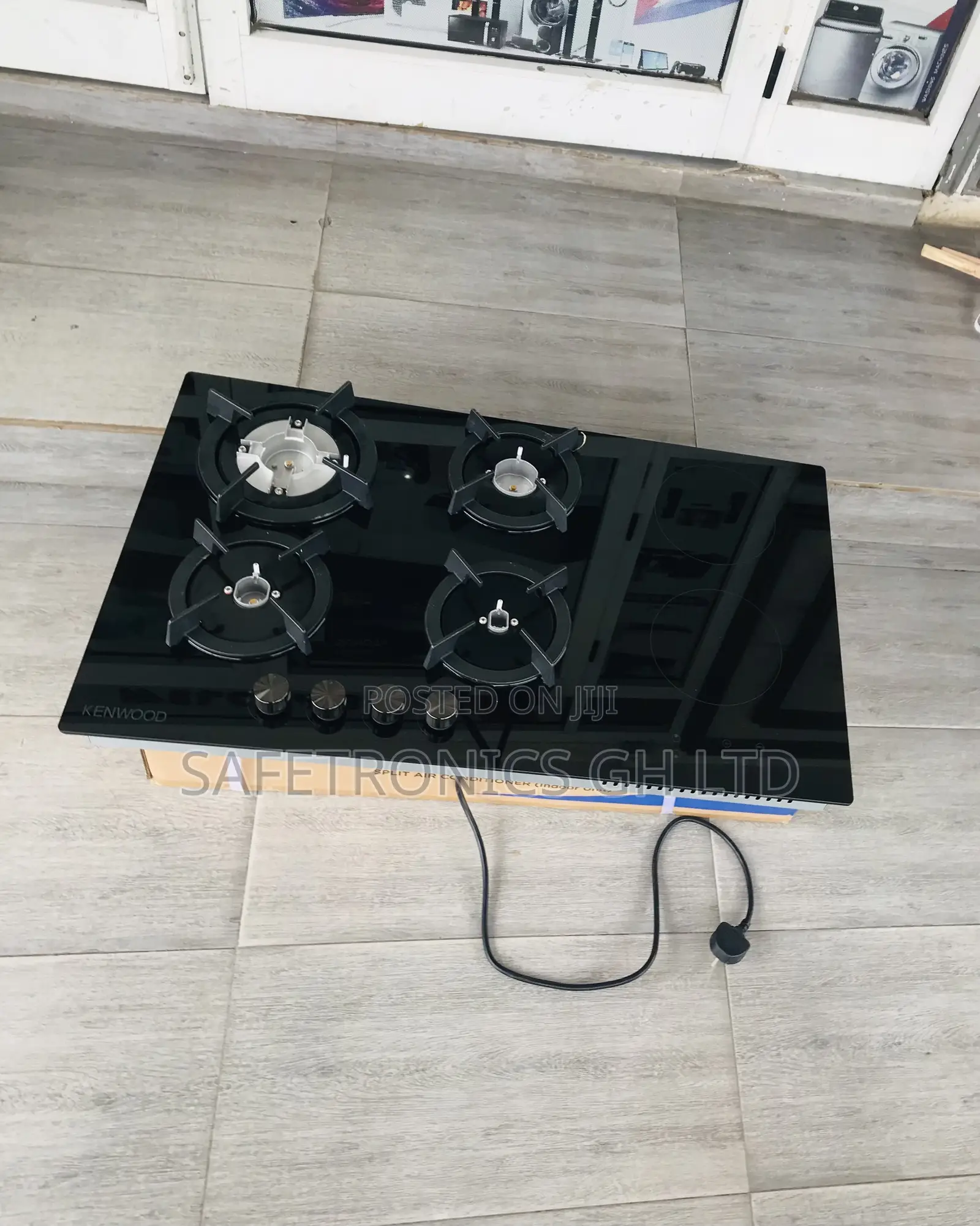 Super Fast Ceramic 90cm 4 Gas Kenwood 2 Electric