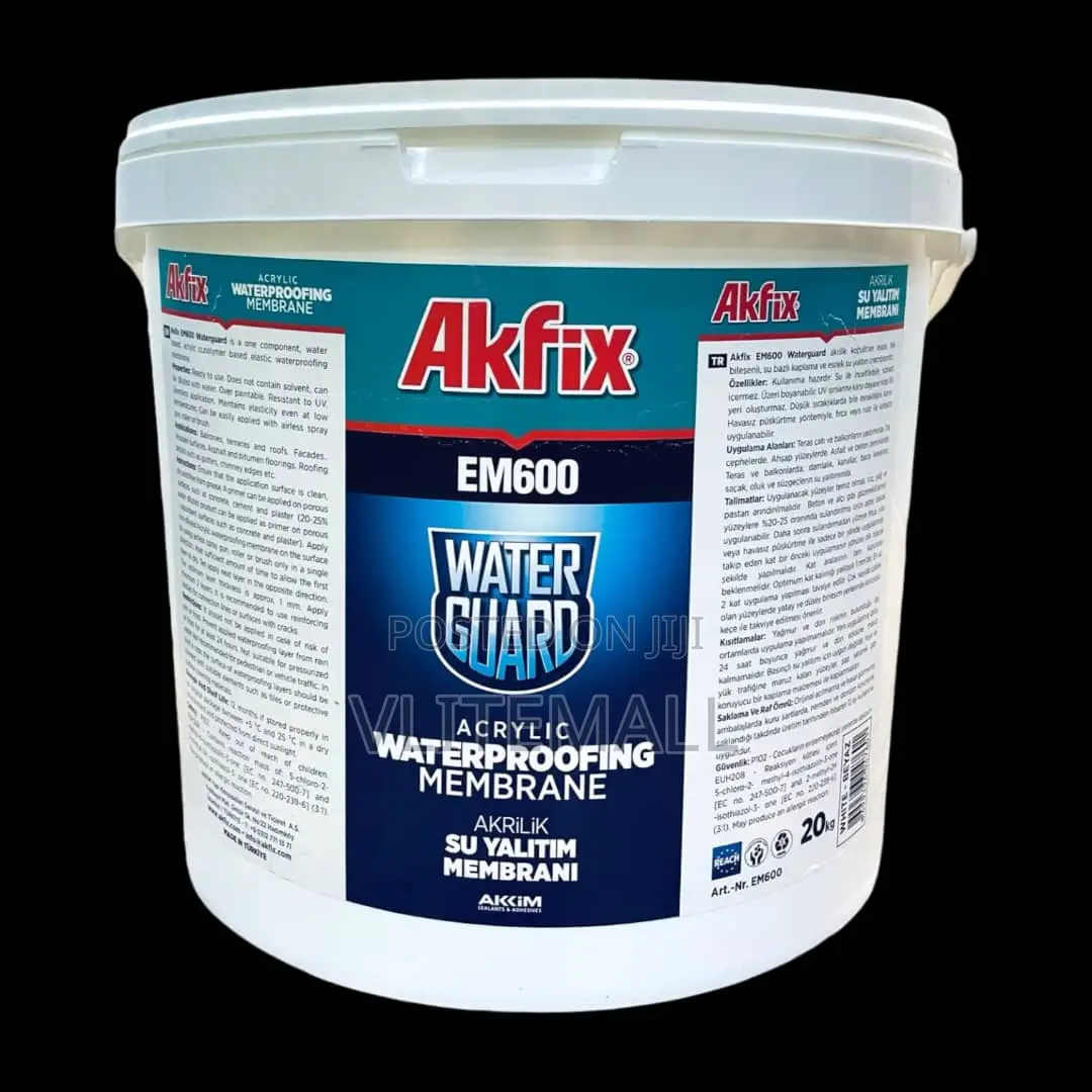 Akfix Em600 Waterguard Acrylic Waterproofing Membrane20l