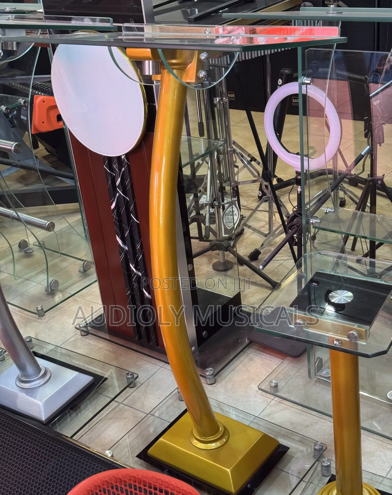 Very Classic Glass Pulpit for Churches (Two in One)