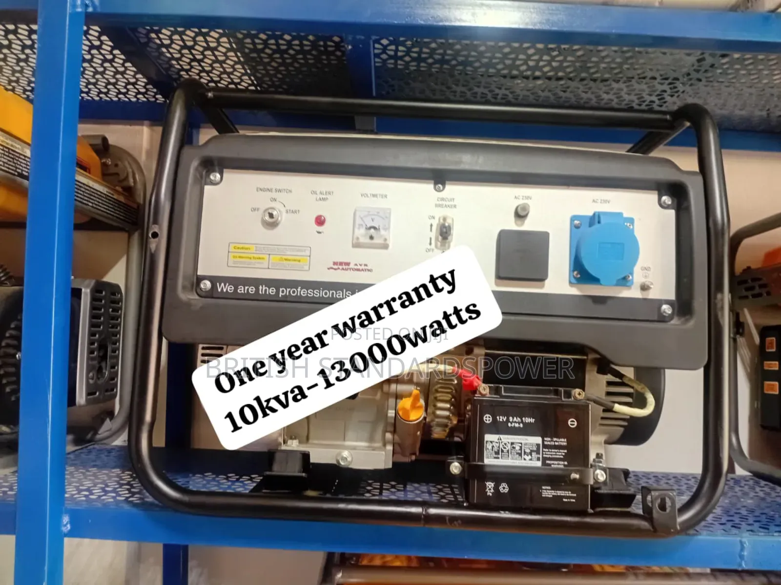 Minimal Servicing 10kva Petrol Generator