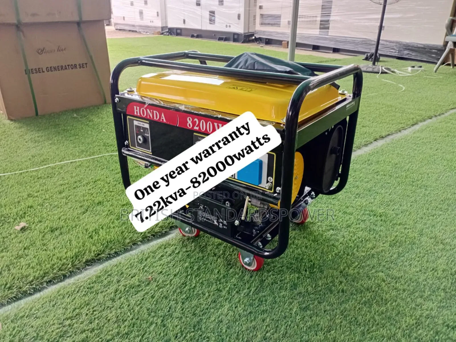 Redundant Power 7.2kva Petrol Genset