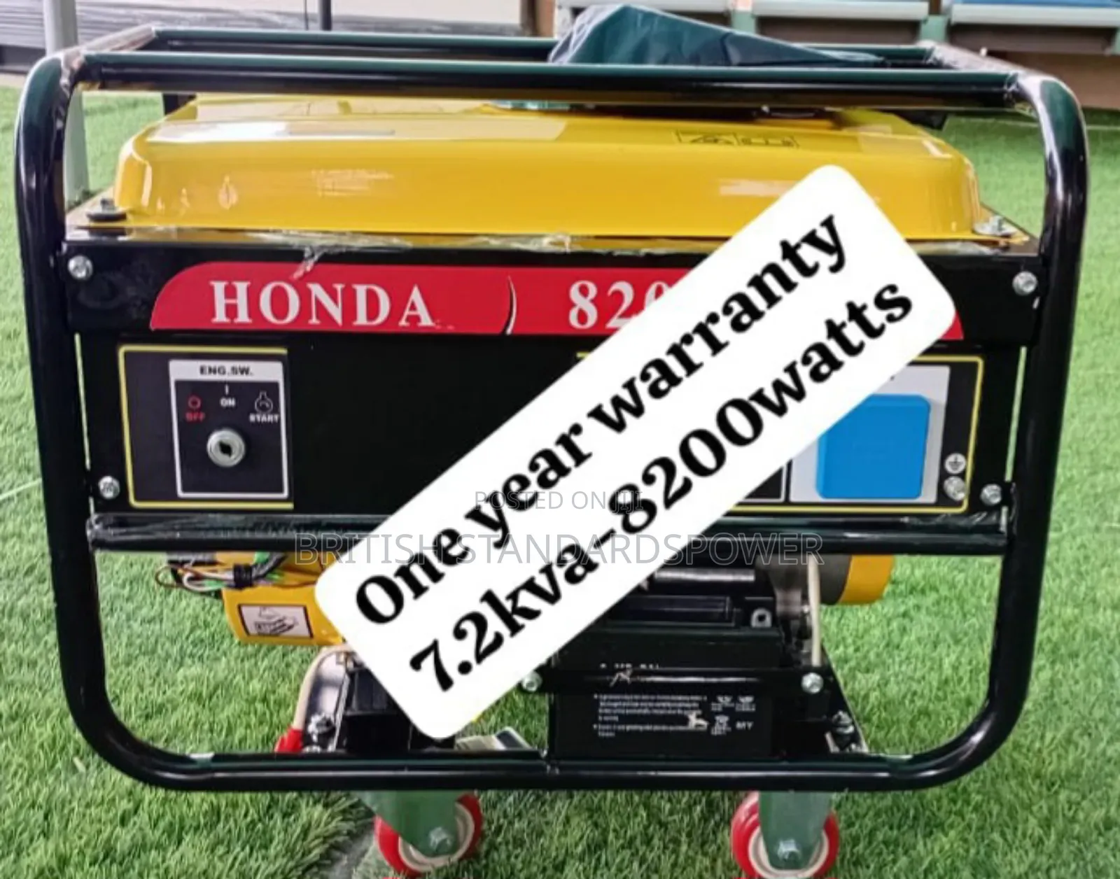 High Availability 7.2kva Petrol Generator