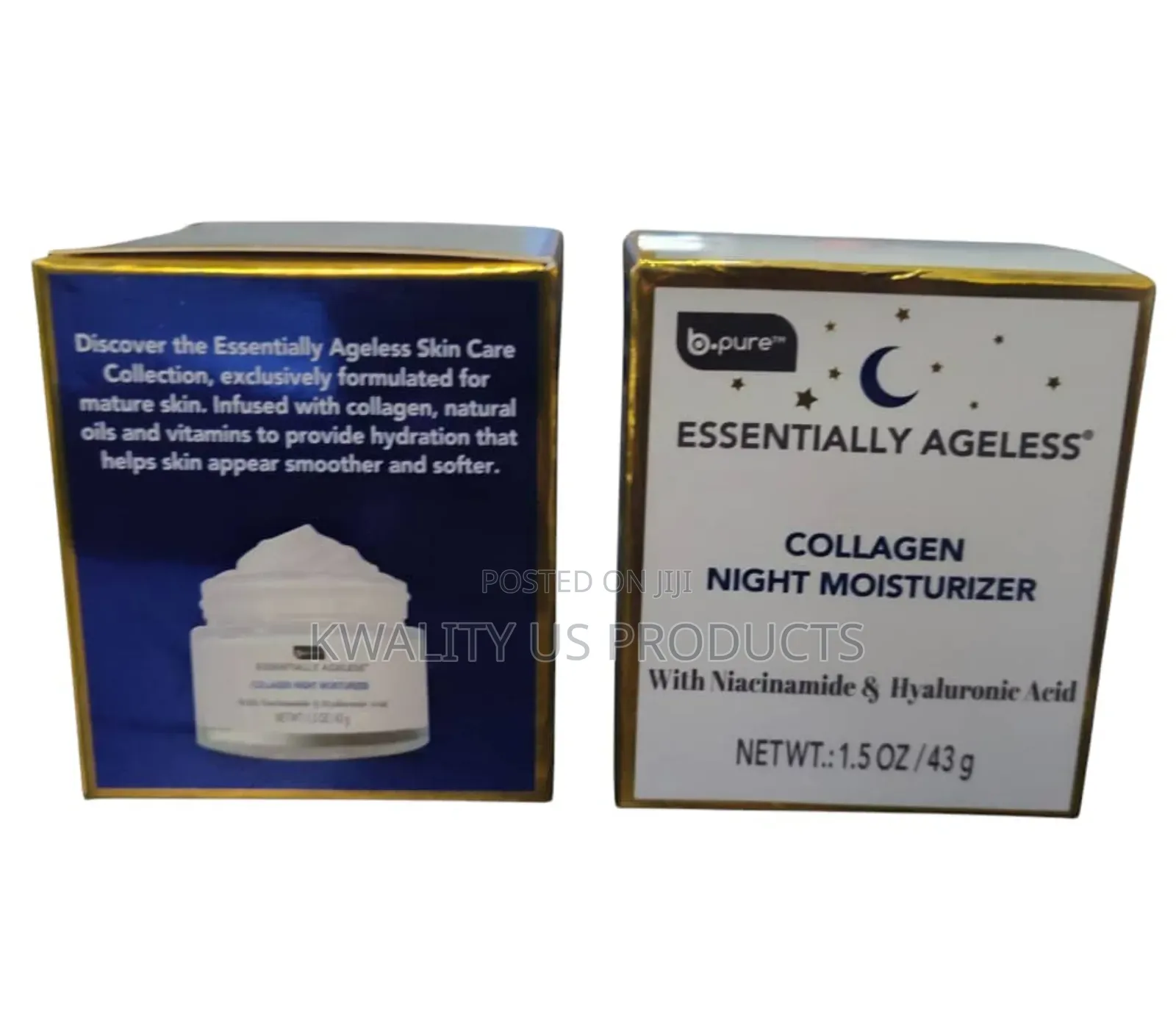 B-Pure Collagen Night Moisturizer With Niacinamide