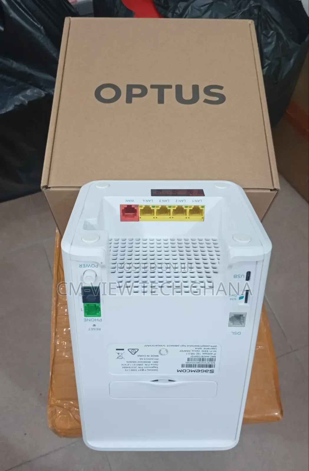 Optus Sagemcom Gateway Fast5366 Lte 4g Universal Sim Router