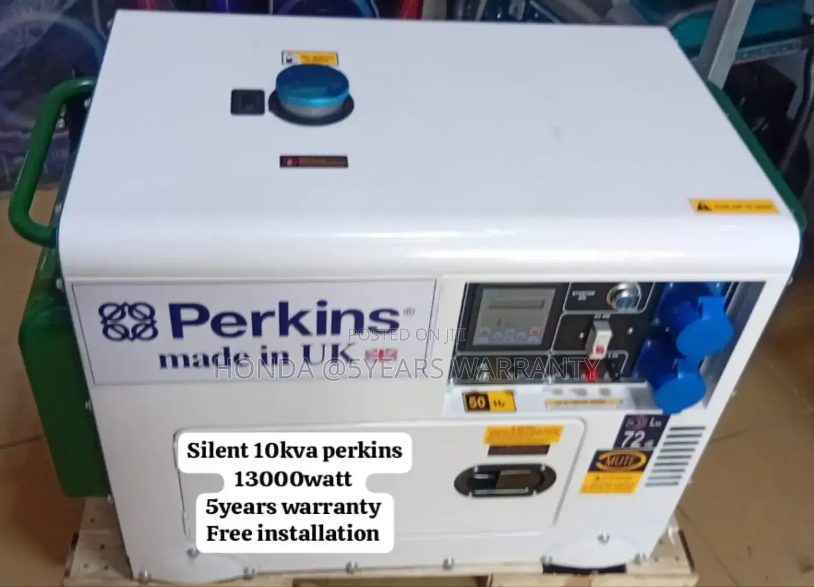 Green Energy Revolution Perkins 10kva 13000watt Generator
