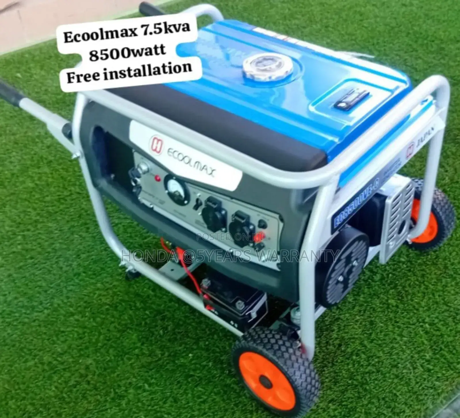 Sparking a Sustainable Future With 7.5kva 8500watt Ecoolmax