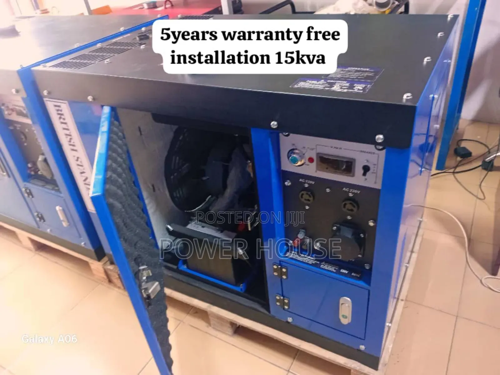 Panel Crown 16500watts Diesel Perkins 15kva