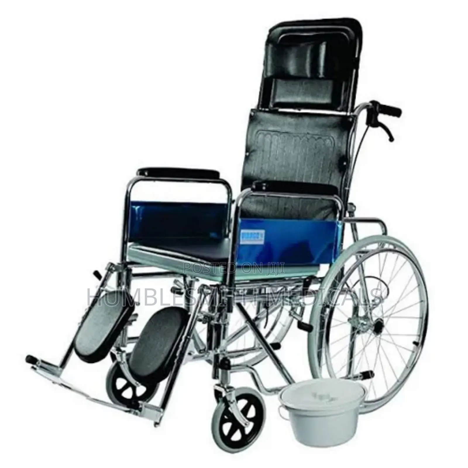 Commode Wheelchair (Long Back)