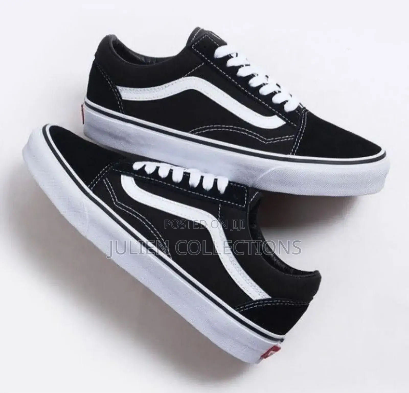 Quality Old Skuul Vans Black and White