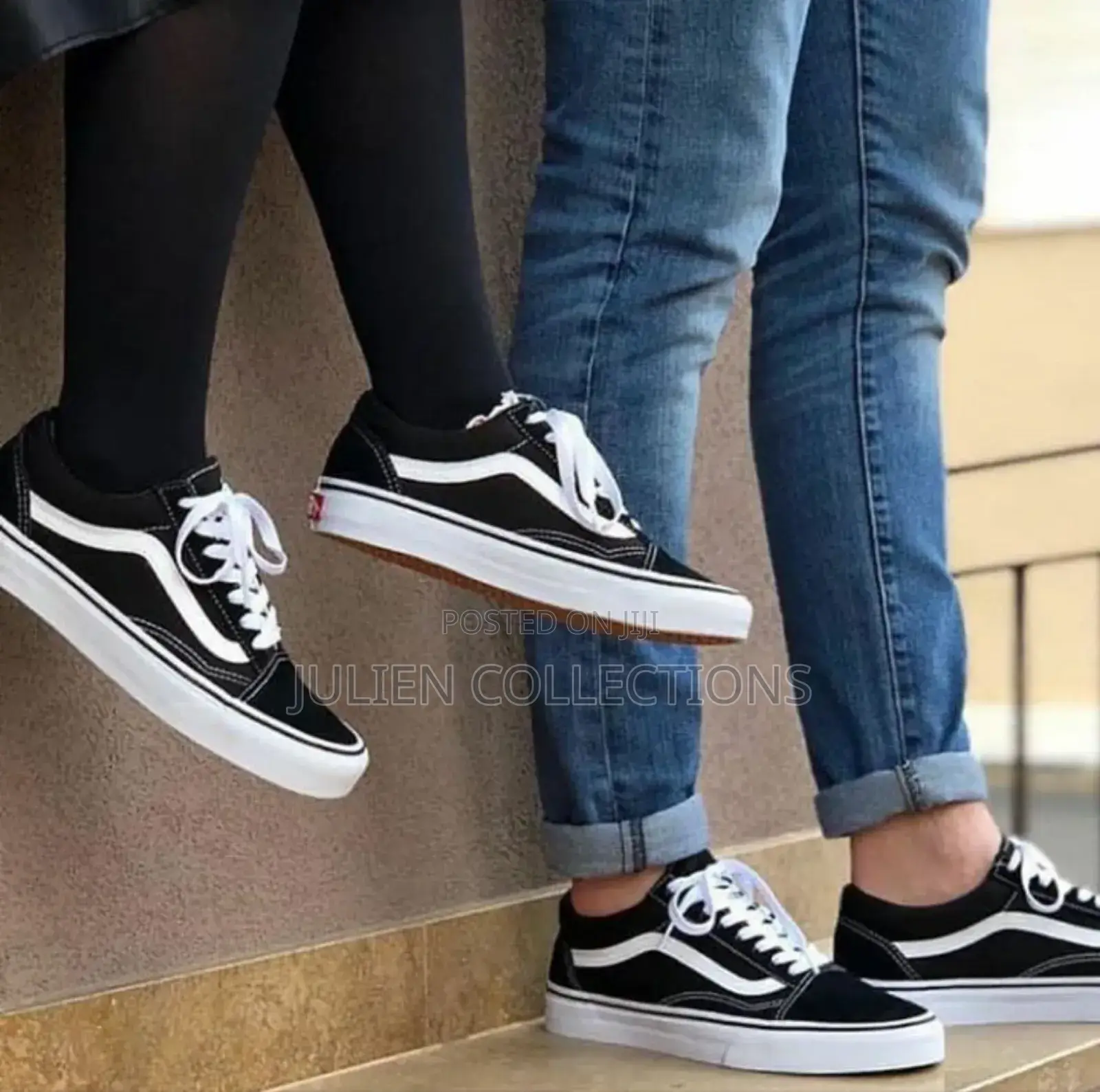 Quality Old Skuul Vans Black and White