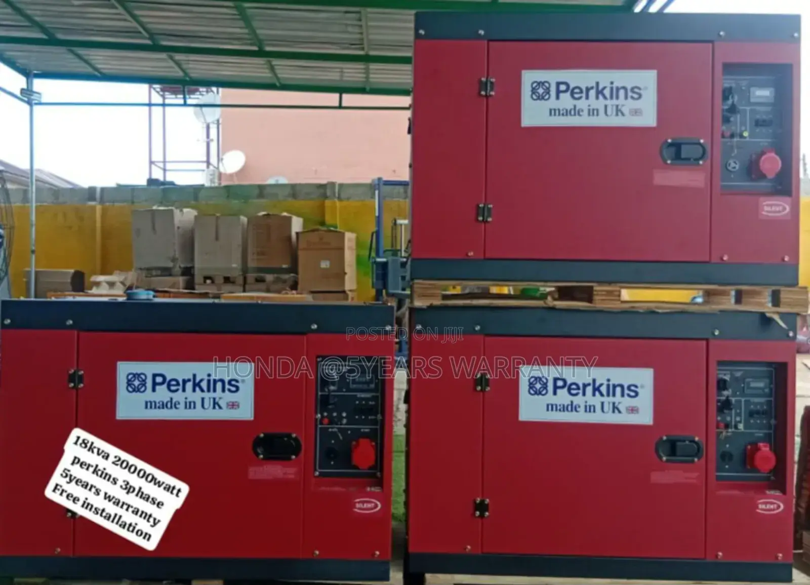 Sustainable Energy Now Perkins Generator 18kva 20000watt