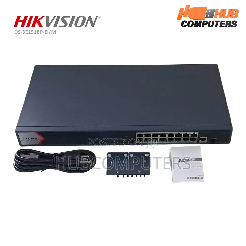 Hikvision Ds-3e1518p-El/M Poe Gigabit 16 Ports Manged Switch