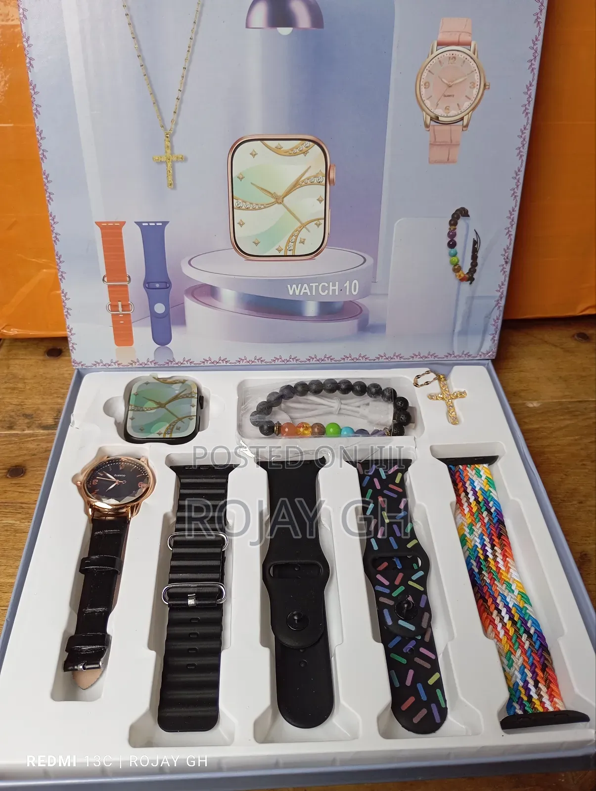 I-520 Mini Smart Watch, Quartz Watch, Bracelet, Chain- Black