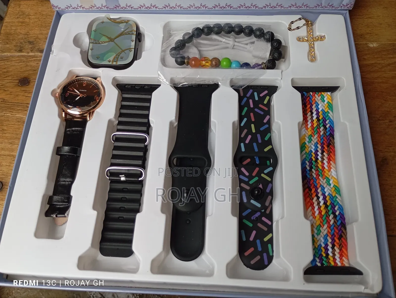 I-520 Mini Smart Watch, Quartz Watch, Bracelet, Chain- Black