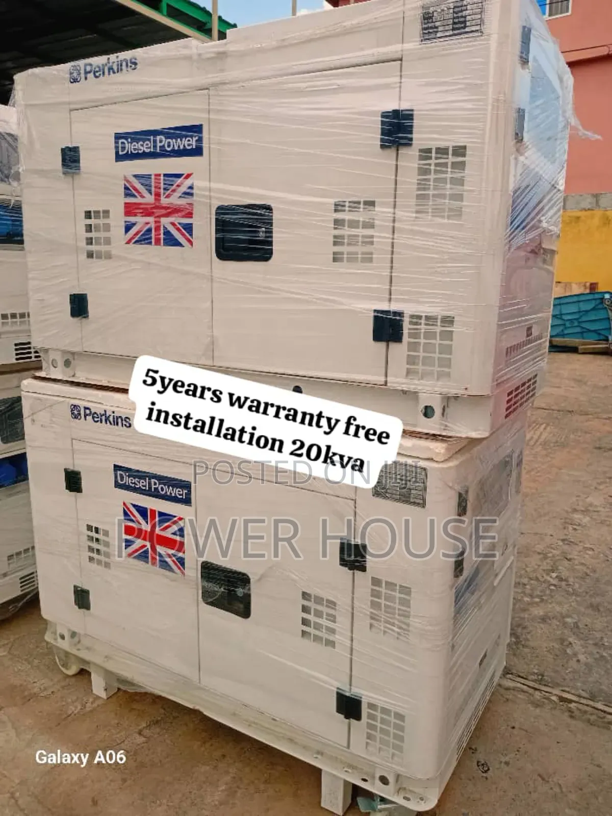 Zone Omega Console 20kva Diesel Perkins Generator 20kva
