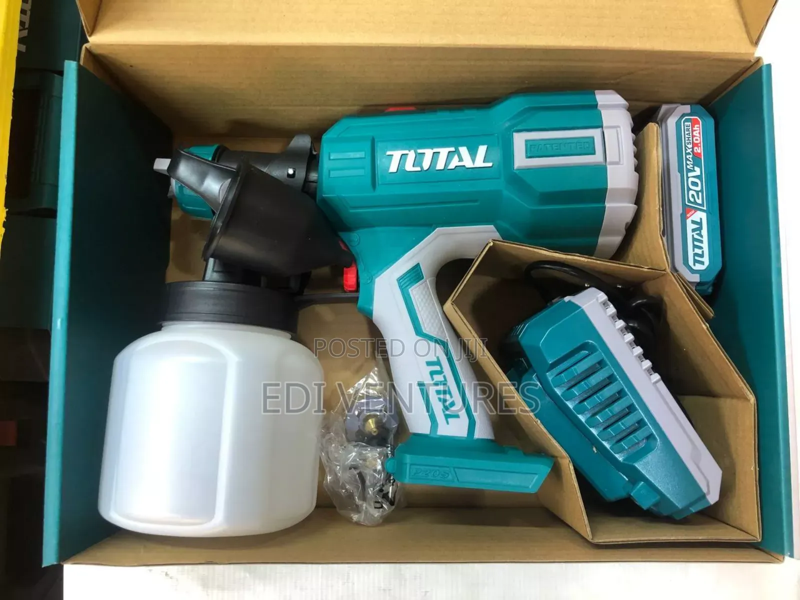 Total Cordless Spray Gun (With Battery and Charger)