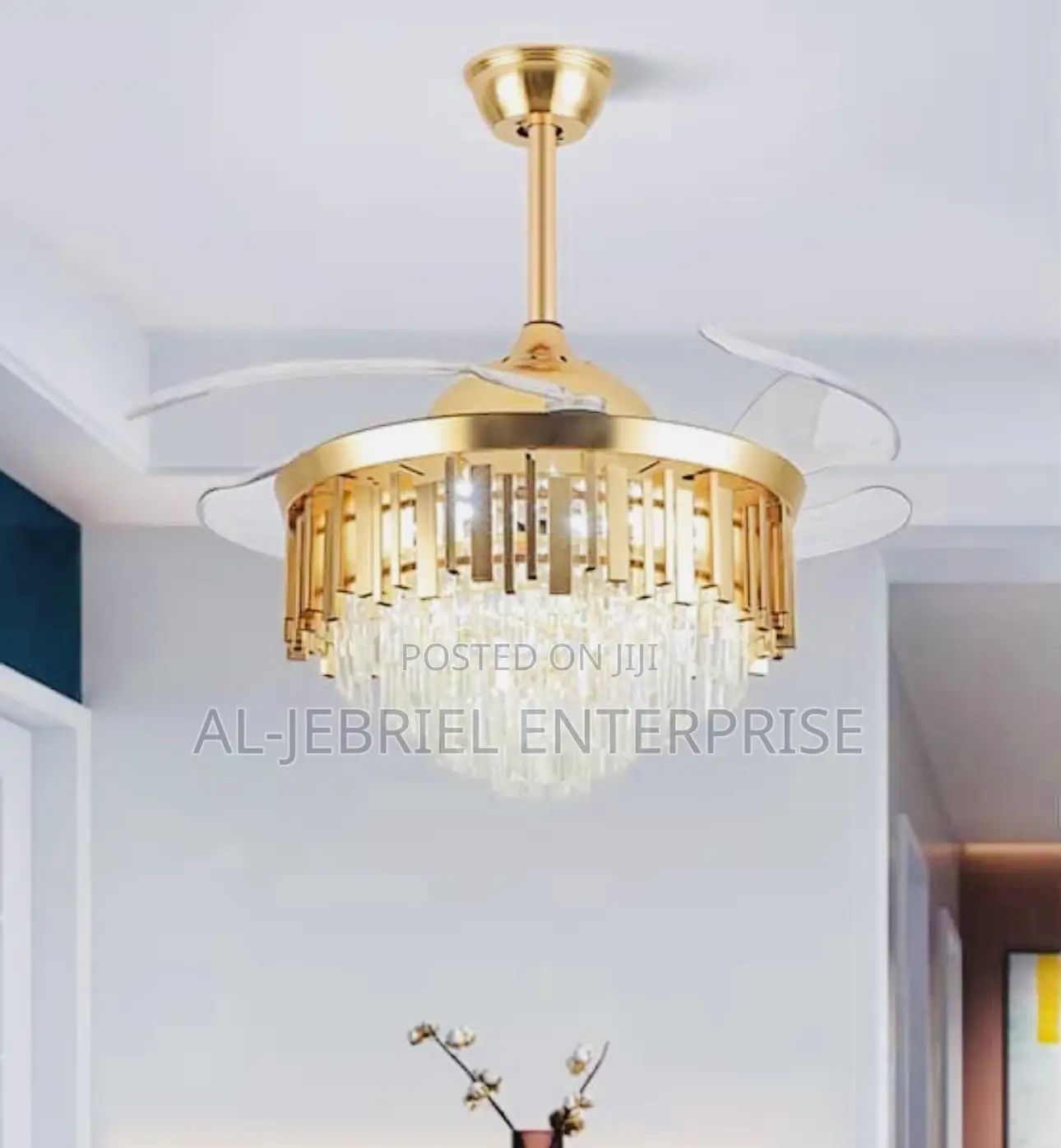 Ceiling Fan With Chandelier