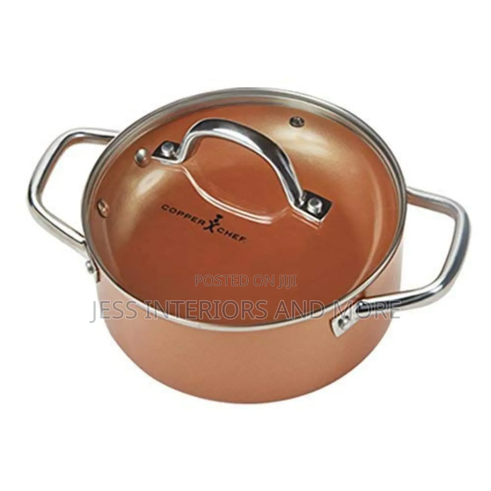 Copper Chef 9-Piece Nonstick Cookware Set,