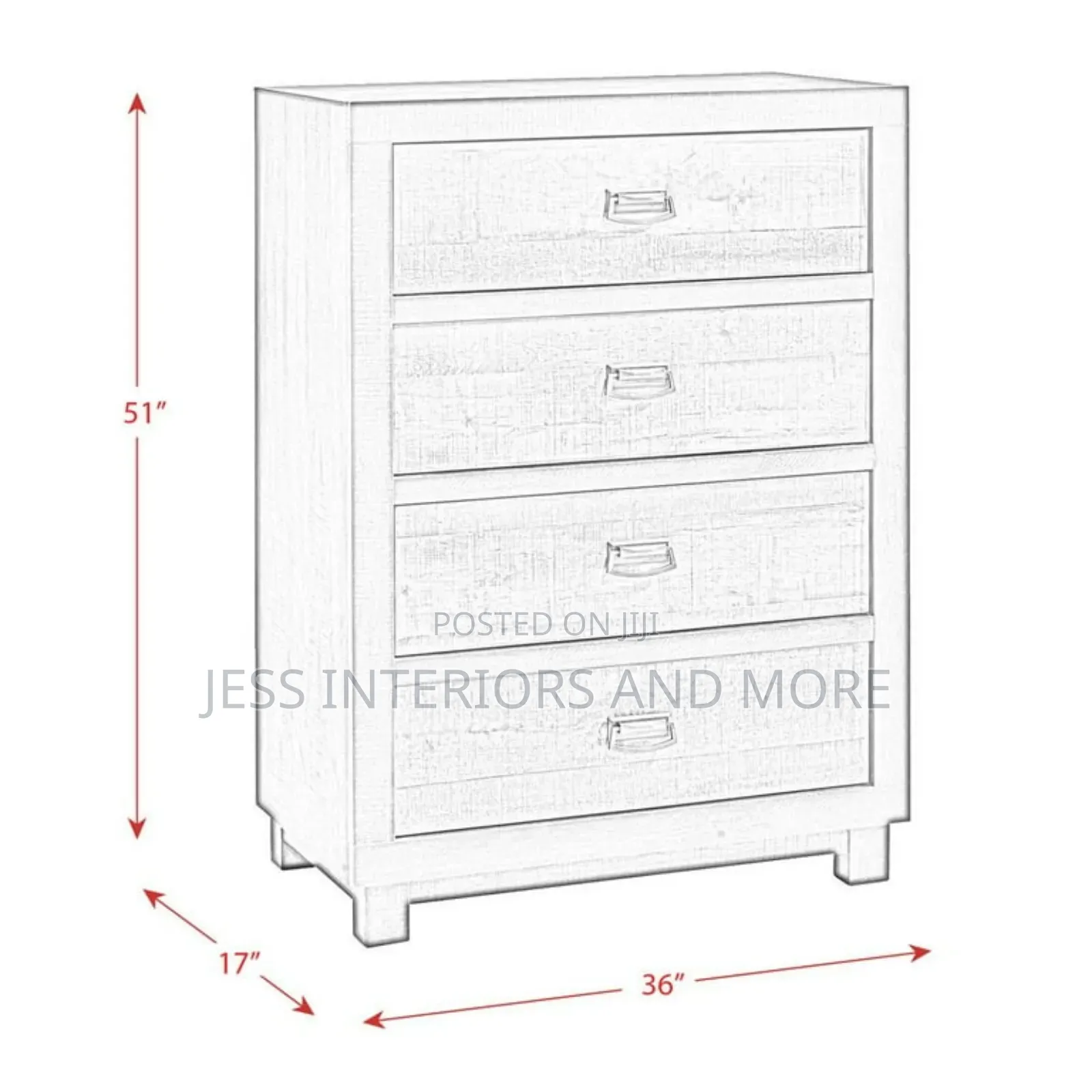 4 -Drawer Dresser