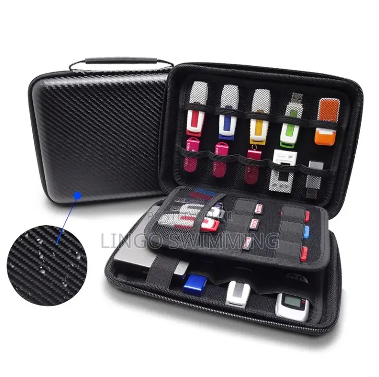 Portable Case for (Usb Drive, External Hard Drive Cables)