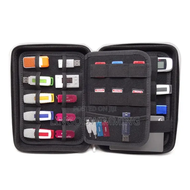 Portable Case for (Usb Drive, External Hard Drive Cables)