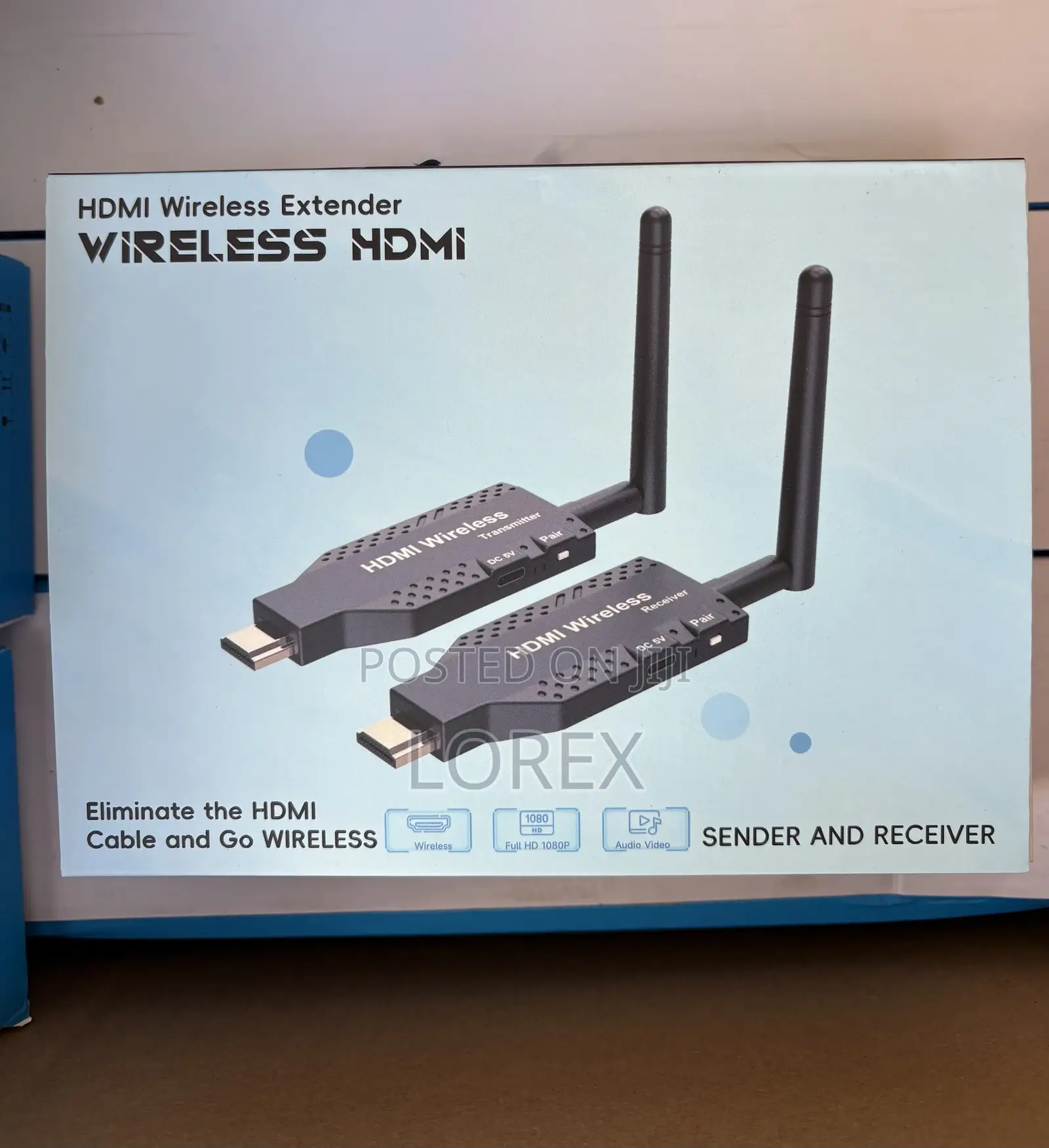 Hdmi Wireless 50m With Antenna Transmitter and Receiver