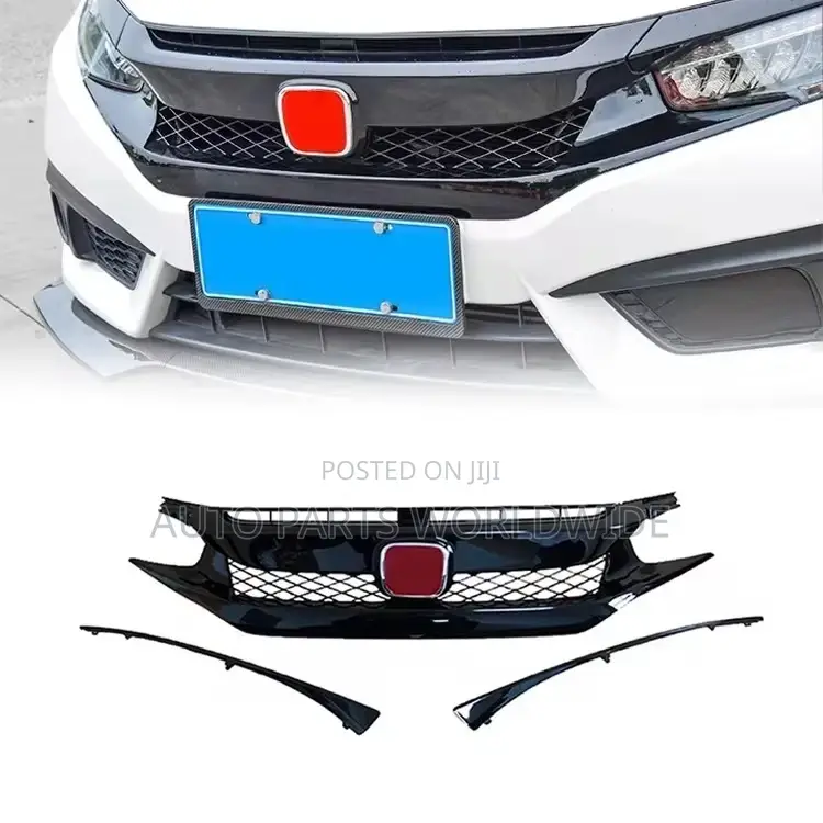 Honda Civic Front Bumper Grill Headlights Strips 2016-2021