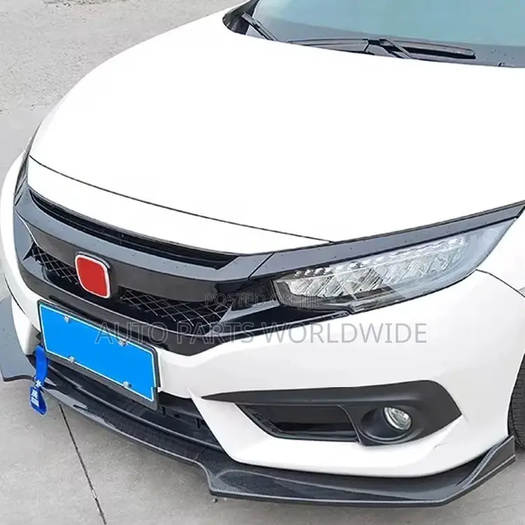 Honda Civic Front Bumper Grill Headlights Strips 2016-2021