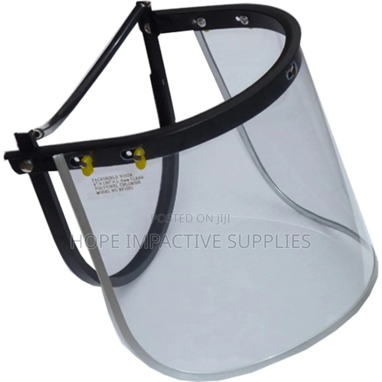 Helmet Mounted Face Shield.
