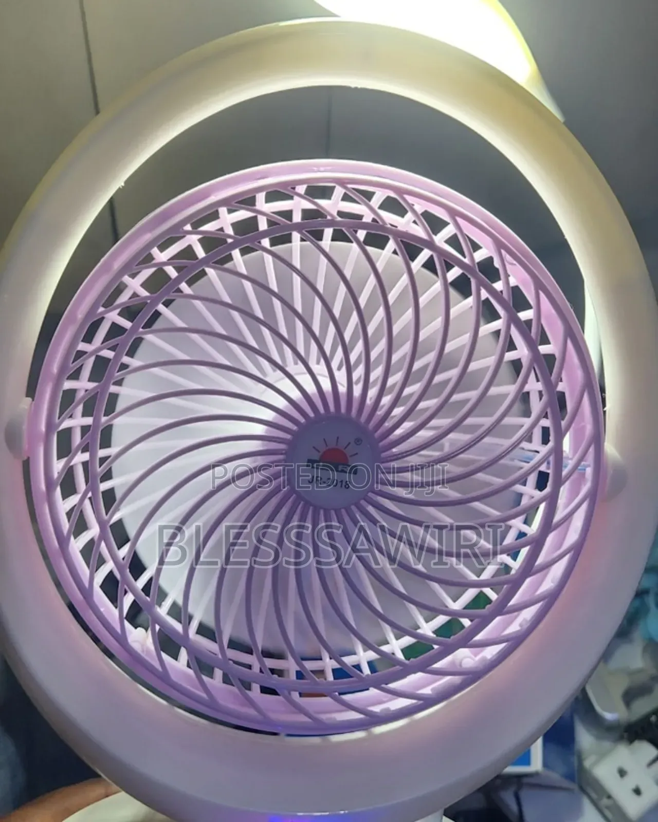 Affordable Cute Mini Rechargeable Fan With Light