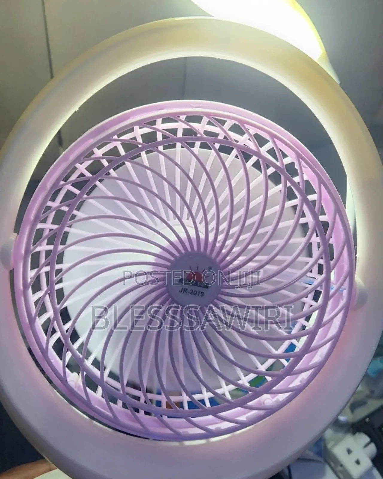 Affordable Cute Mini Rechargeable Fan With Light