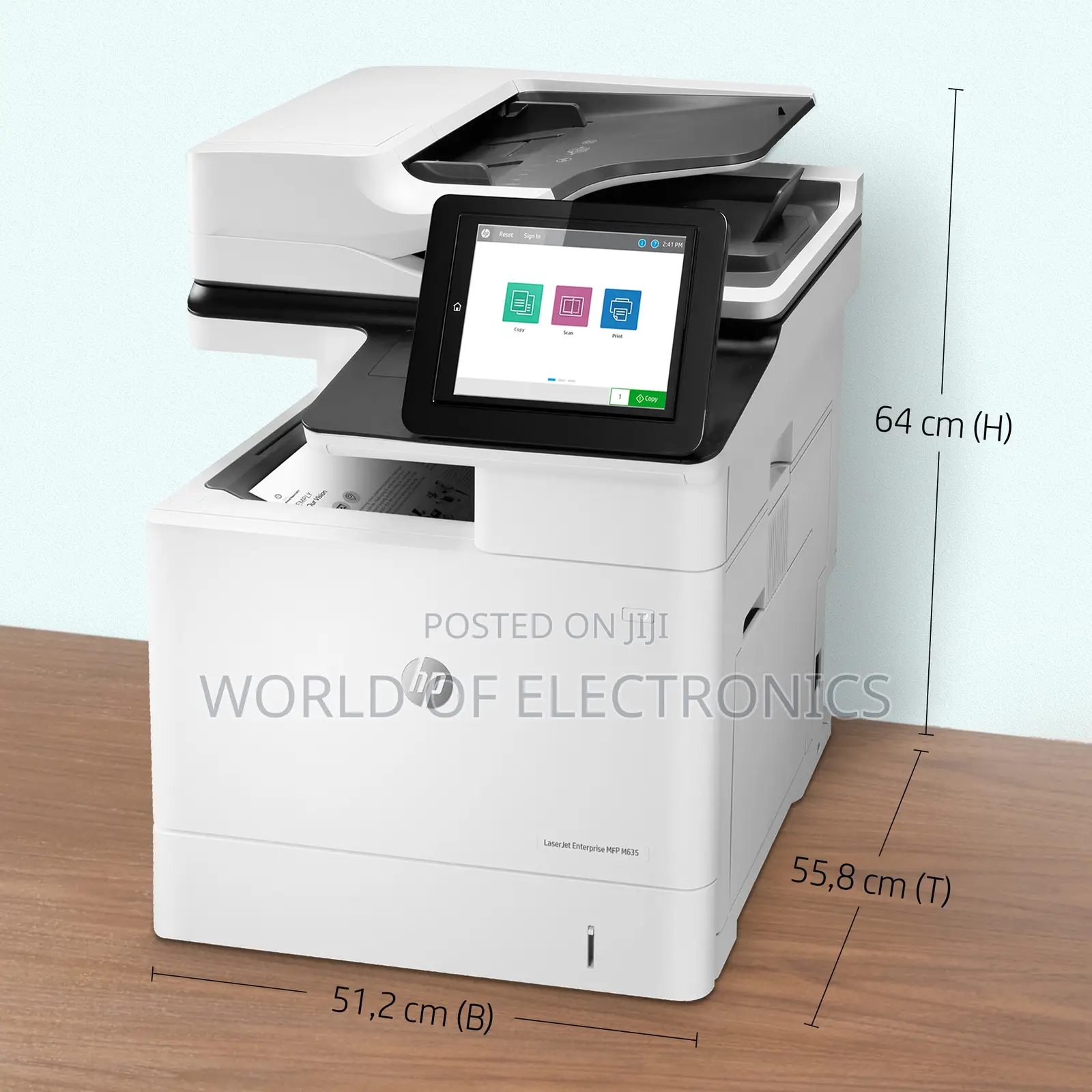 Hp Laserjet Enterprise M636fh All in One Duplex Printer