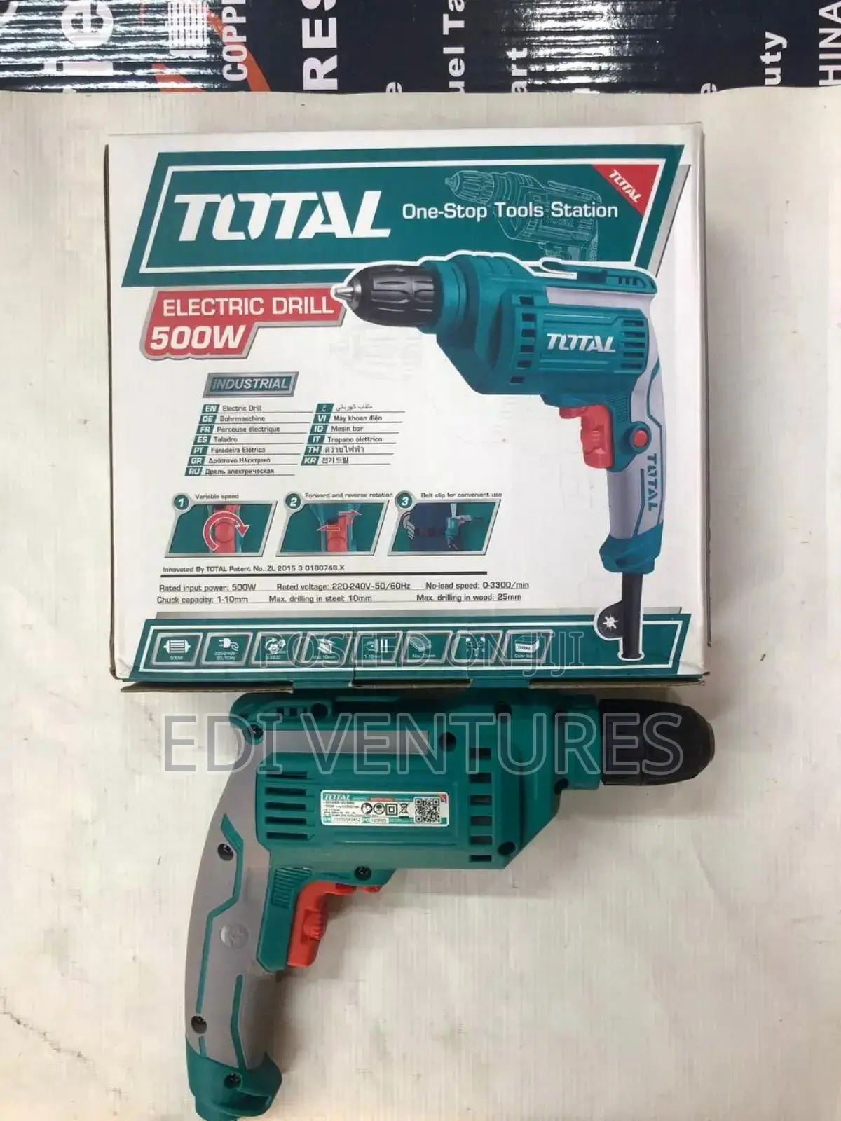Total 500w Electric Drill